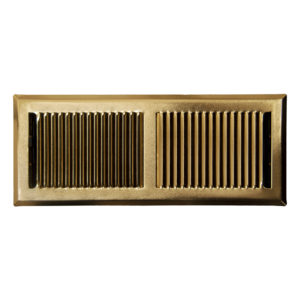 Metal Floor Vent – Brass