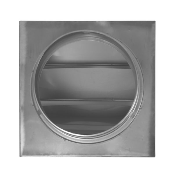 Fixed Louvre Vent - Stainless Steel - 125mm - Image 4