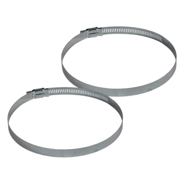 Metal Worm Drive Duct Clamp - 150mm (2pk) - Image 3