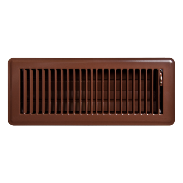 Metal Floor Vent - Chocolate
