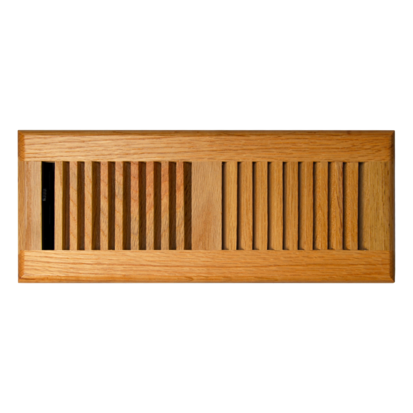 Wood Floor Vent - Polished Oak