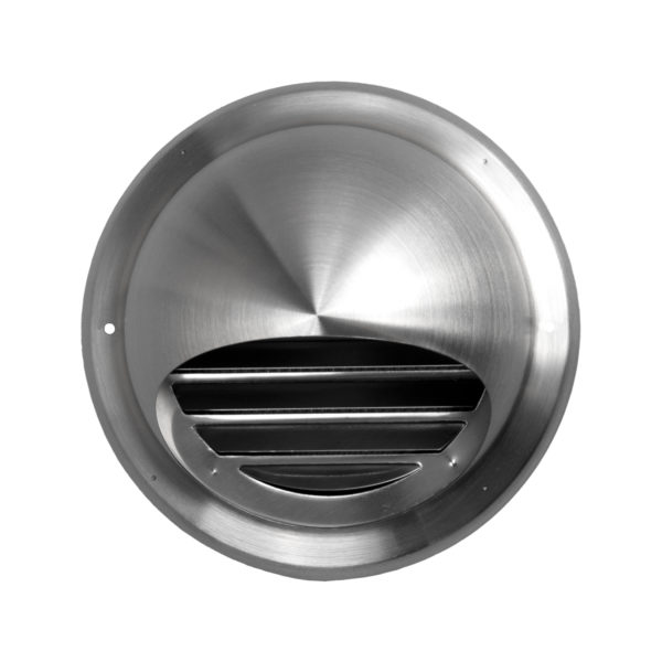 Dome Vent - Marine Grade Stainless Steel w/ Mesh Insert - 125mm - Image 2